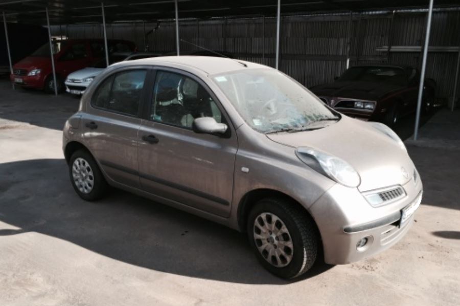 7.5.2015 Dražba automobilu Nissan Micra, r. 2008, vyvolávací cena 30.000 Kč