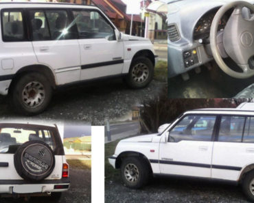 2.3.2017 Dražba automobilu Suzuki Vitara 1.6i, vyvolávací cena 25.000 Kč.