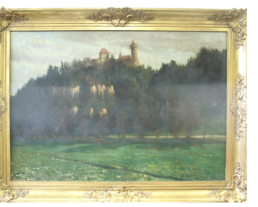 29.9.20147 Dražba obrazu “Kokořín,” sig. Stanislav Feikl. Vyvolávací cena 9.000 Kč. 29.9.20147 Dražba obrazu “Kokořín,” sig. Stanislav Feikl. Vyvolávací cena 9.000 Kč.