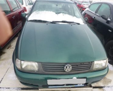 3.4.2019 Dražba automobilu VW Polo. Vyvolávací cena 300 Kč.