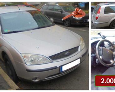 13.1.2022 Dražba automobilu Ford Mondeo 1.8. Vyvolávací cena 2.000 Kč, ➡️ ID843273