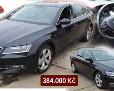 Do 6.6.2022 Aukce automobilu Škoda Superb III. 2,0 TDI DSG. Vyvolávací cena 384.000 Kč, ➡️ ID863081