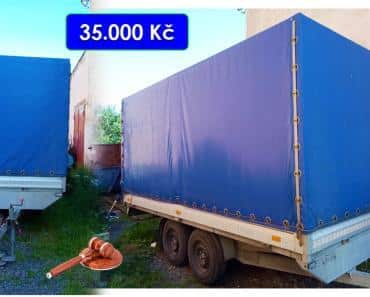 7.12.2022 Dražba návěsu Paragan Gapa. Vyvolávací cena 35.000 Kč, ➡️ ID880689