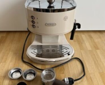 12.4.2023 Aukce domácího spotřebiče (Pákový kávovar DeLonghi). Vyvolávací cena 500 Kč, ➡️ ID901443 12.4.2023 Aukce domácího spotřebiče (Pákový kávovar DeLonghi). Vyvolávací cena 500 Kč, ➡️ ID901443