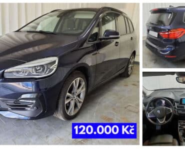 Do 10.8.2023 Aukce automobilu BMW Řada 2 Active Tourer. Vyvolávací cena 120.000 Kč ➡️ ID918360 Do 10.8.2023 Aukce automobilu BMW Řada 2 Active Tourer. Vyvolávací cena 120.000 Kč ➡️ ID918360