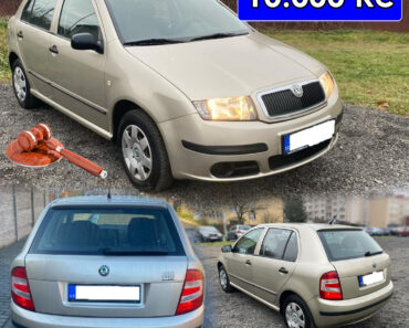 7.1.2025 Aukce automobilu Škoda Fabia. Vyvolávací cena 10.000 Kč ➡️ ID1000560 7.1.2025 Aukce automobilu Škoda Fabia. Vyvolávací cena 10.000 Kč ➡️ ID1000560
