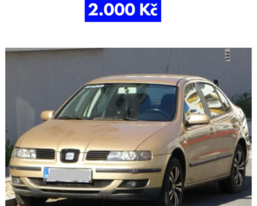 6.5.2025 Dražba automobilu Seat Toledo. Vyvolávací cena 2.000 Kč ➡️ ID1018858