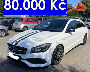 27.5.2025 Dražba automobilu Mercedes-Benz CLA 220 D. Vyvolávací cena 80.000 Kč ➡️ ID1019724 27.5.2025 Dražba automobilu Mercedes-Benz CLA 220 D. Vyvolávací cena 80.000 Kč ➡️ ID1019724
