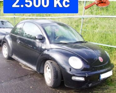 15.7.2025 Dražba automobilu Volkswagen New Beetle. Vyvolávací cena 2.500 Kč ➡️ ID1029899 15.7.2025 Dražba automobilu Volkswagen New Beetle. Vyvolávací cena 2.500 Kč ➡️ ID1029899