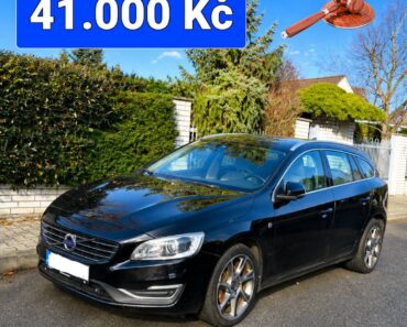 19.5.2026 Dražba automobilu Volvo V60. Vyvolávací cena 41.000 Kč ➡️ ID1075463