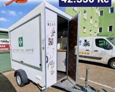 6.5.2026 Dražba přívěsu Tomplan – prodejní stánek. Vyvolávací cena 42.350 Kč ➡️ ID1072401